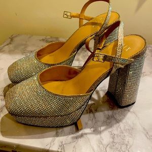 5” size 10 bling heels